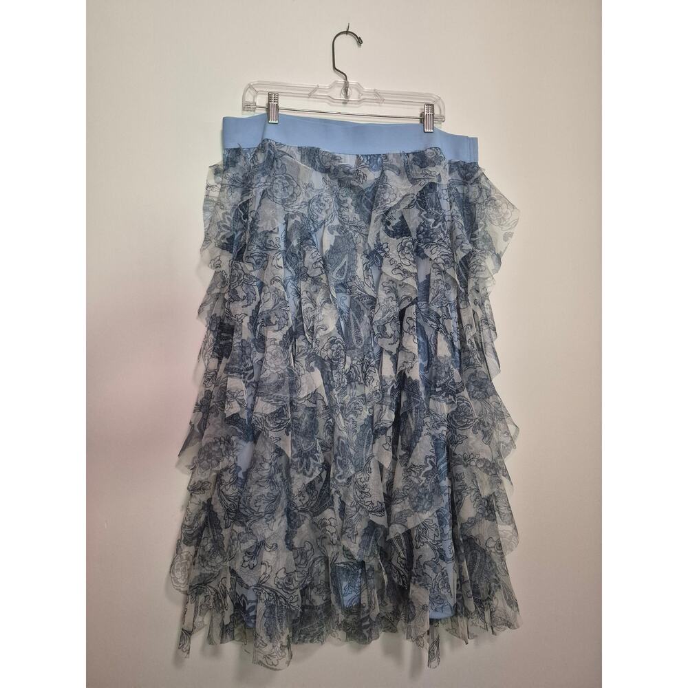 Paisley Ruffle Skirt - Picture 2 of 4
